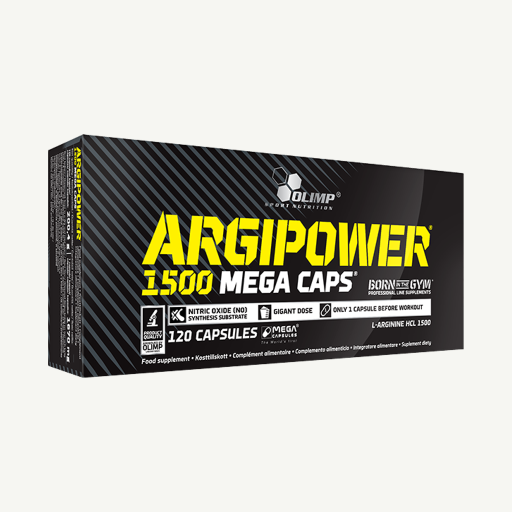 ArgiPower 1500 Mega Caps L-arginin Kapslar 120 st