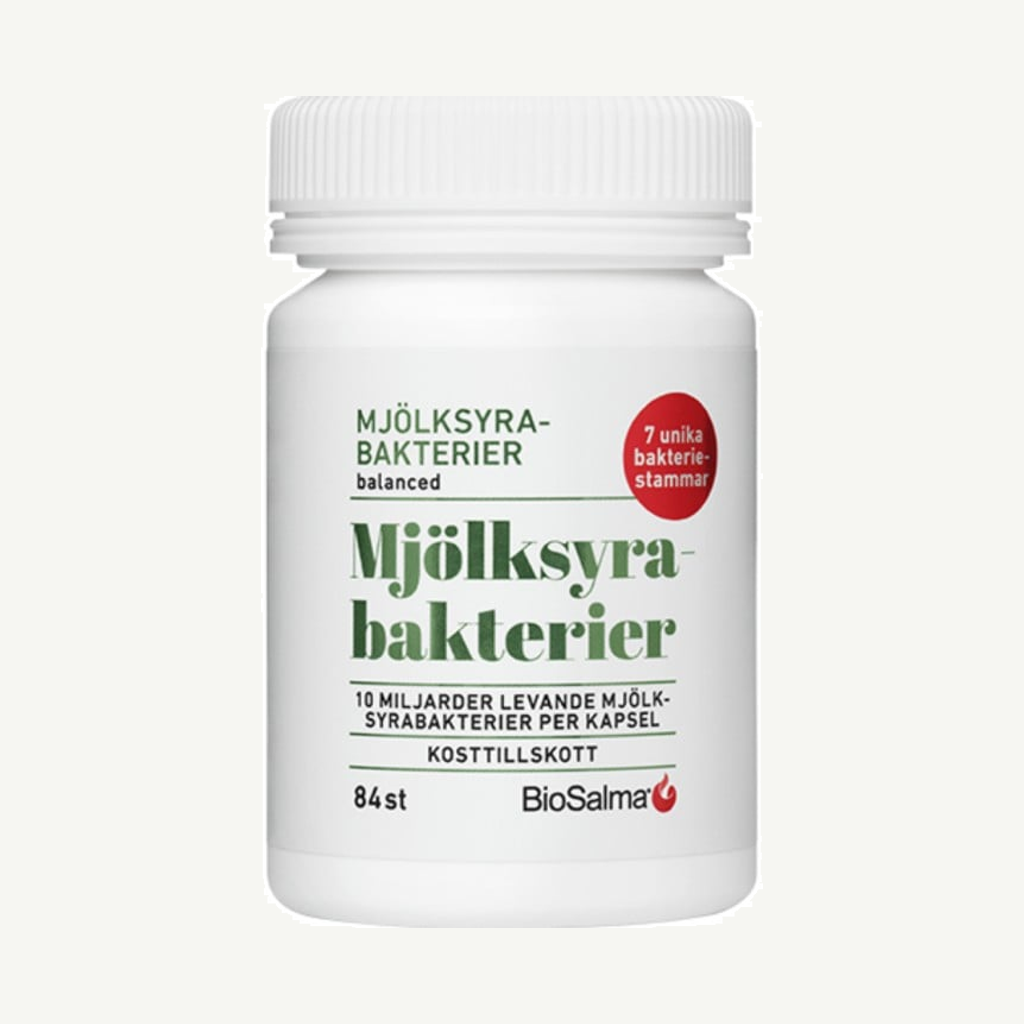 BioSalma Mage Mjölksyrabakterier 84 kapslar