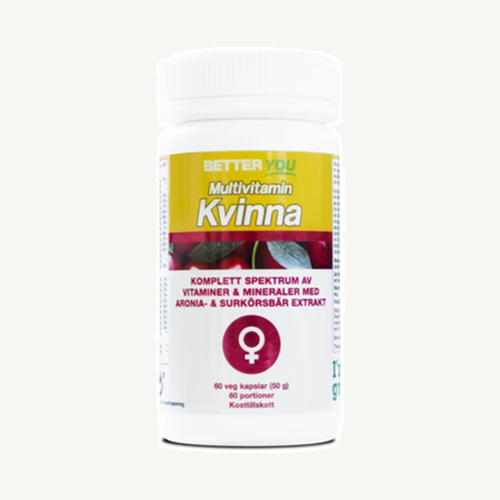 Better You Multivitamin Kvinna Kapslar, 60 st