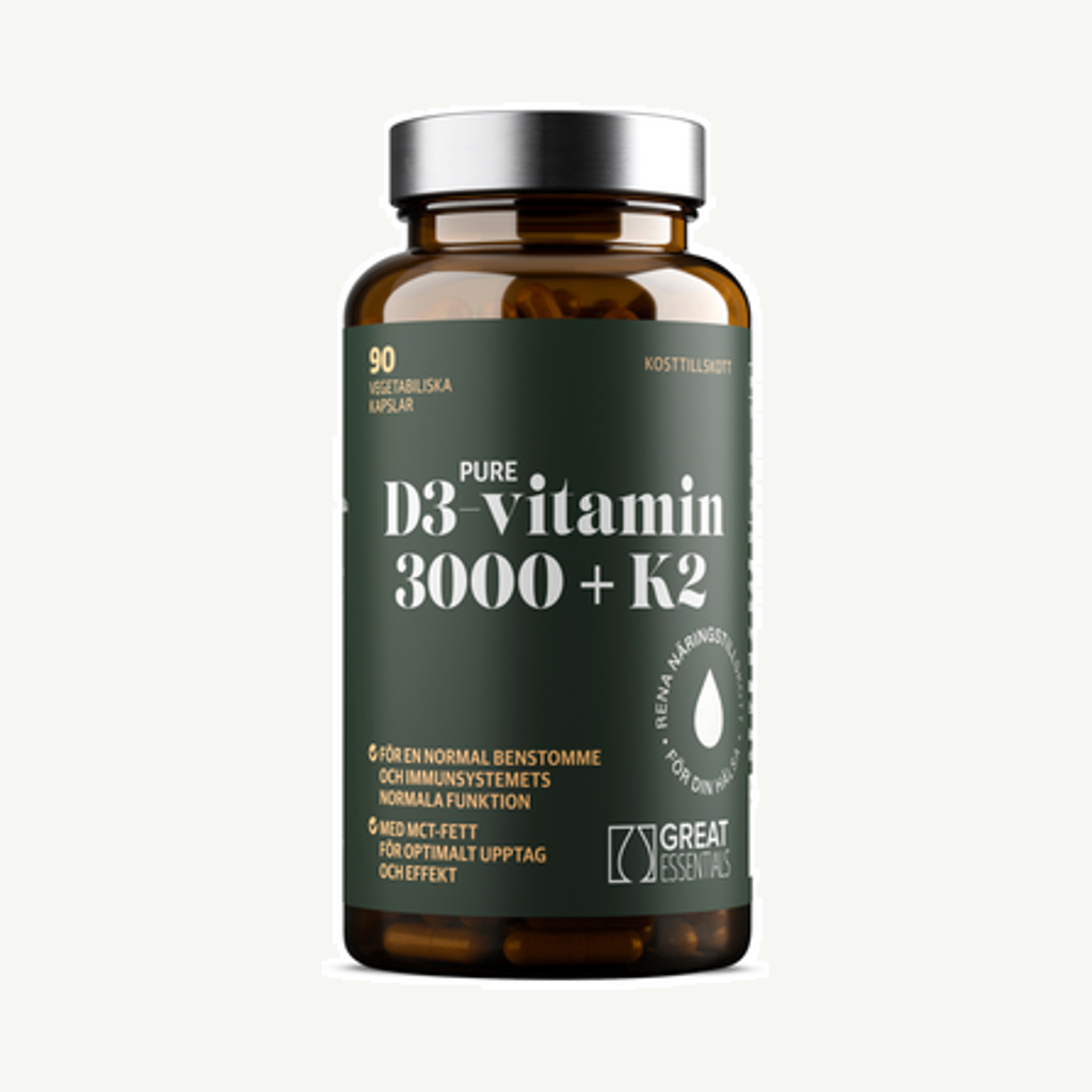 D3-vitamin 3000IE + K2 90k