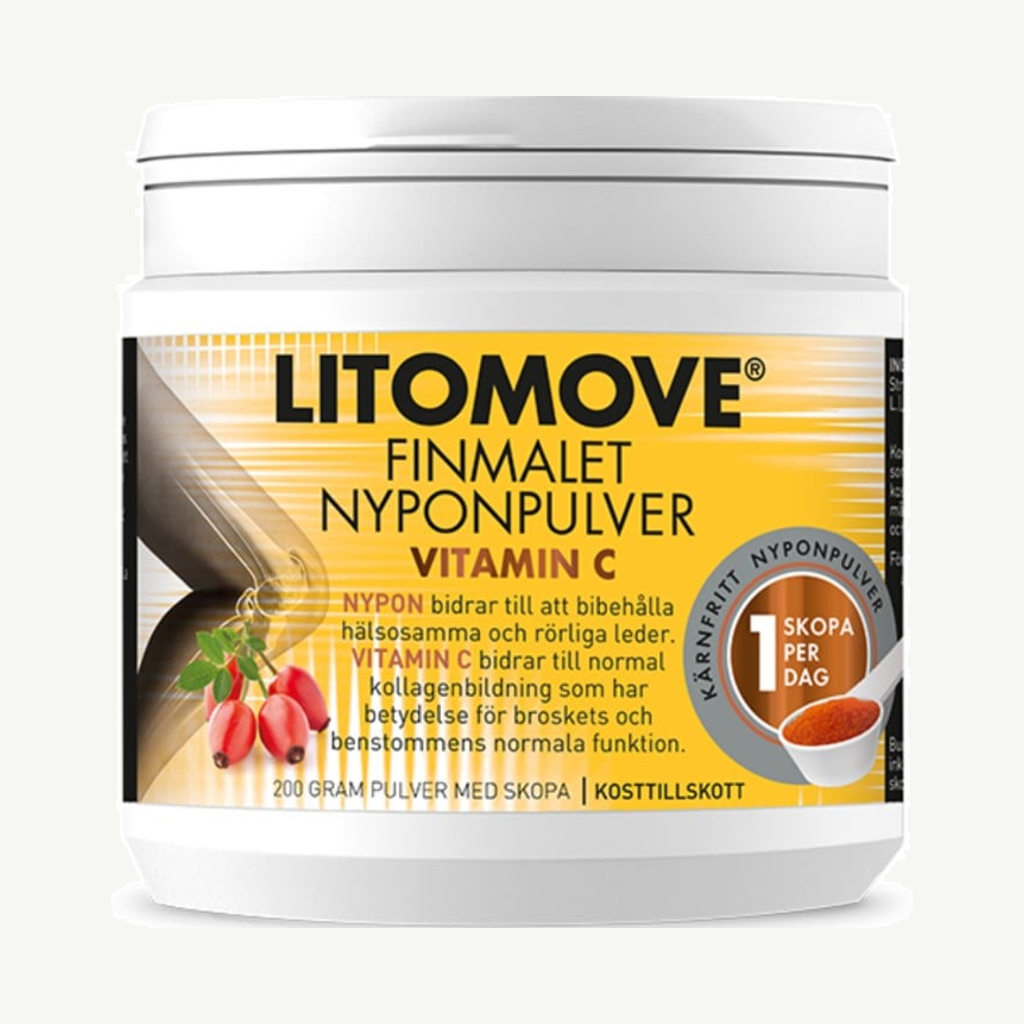 Litomove Nyponpulver Vitamin C 200 g