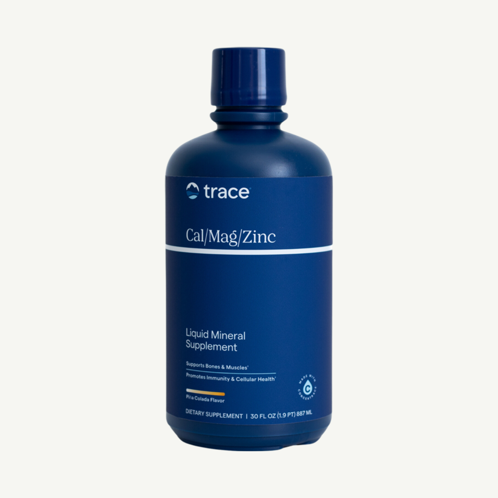 Trace Minerals Liquid Cal Mag Zinc Pina Colada 887 ml