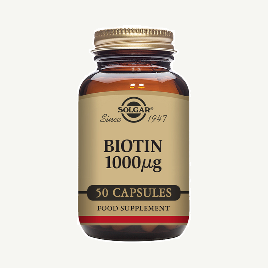 Solgar Biotin 1000µg 50 kapslar