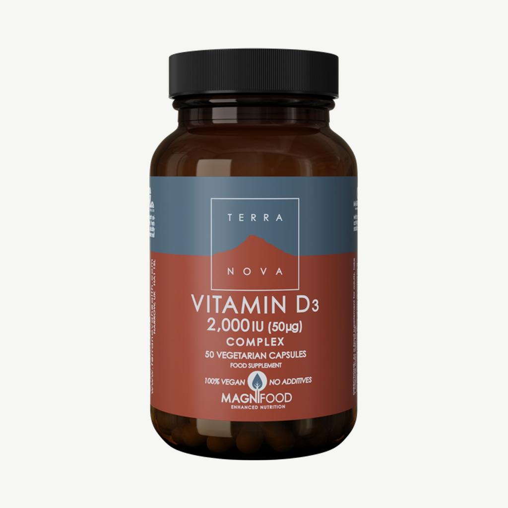 Terranova Vitamin D3 2000 IU (50 ug) Complex 50 kapslar