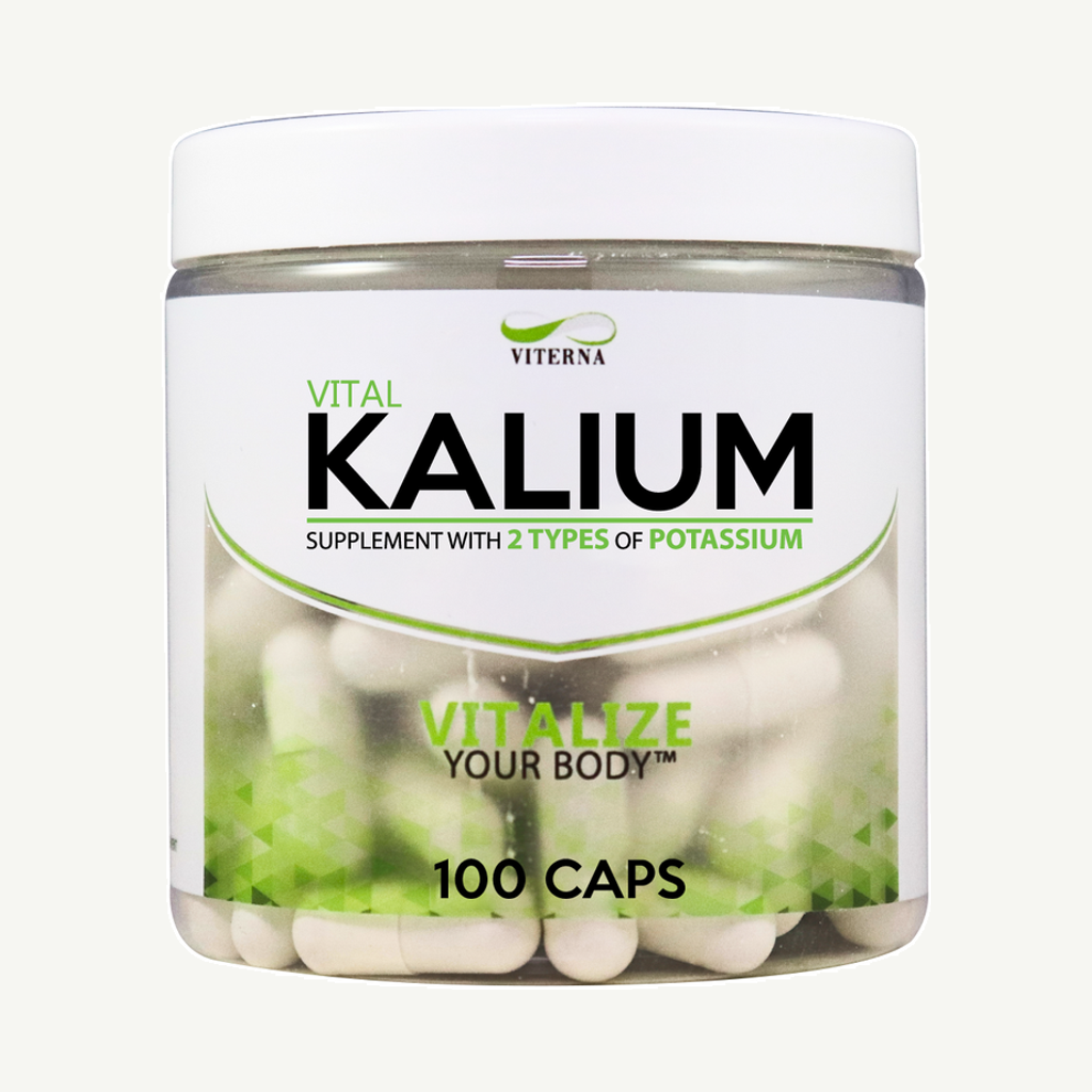 Viterna Kalium 100 kapslar