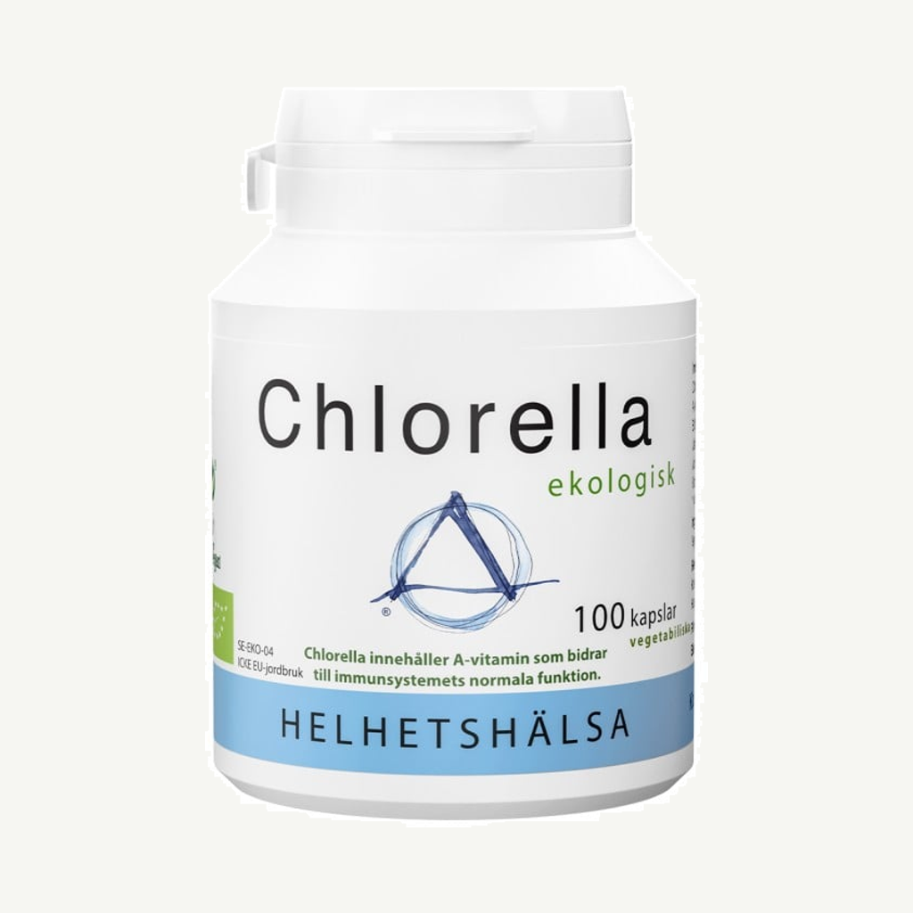 Helhetshälsa Chlorella 100 kapslar