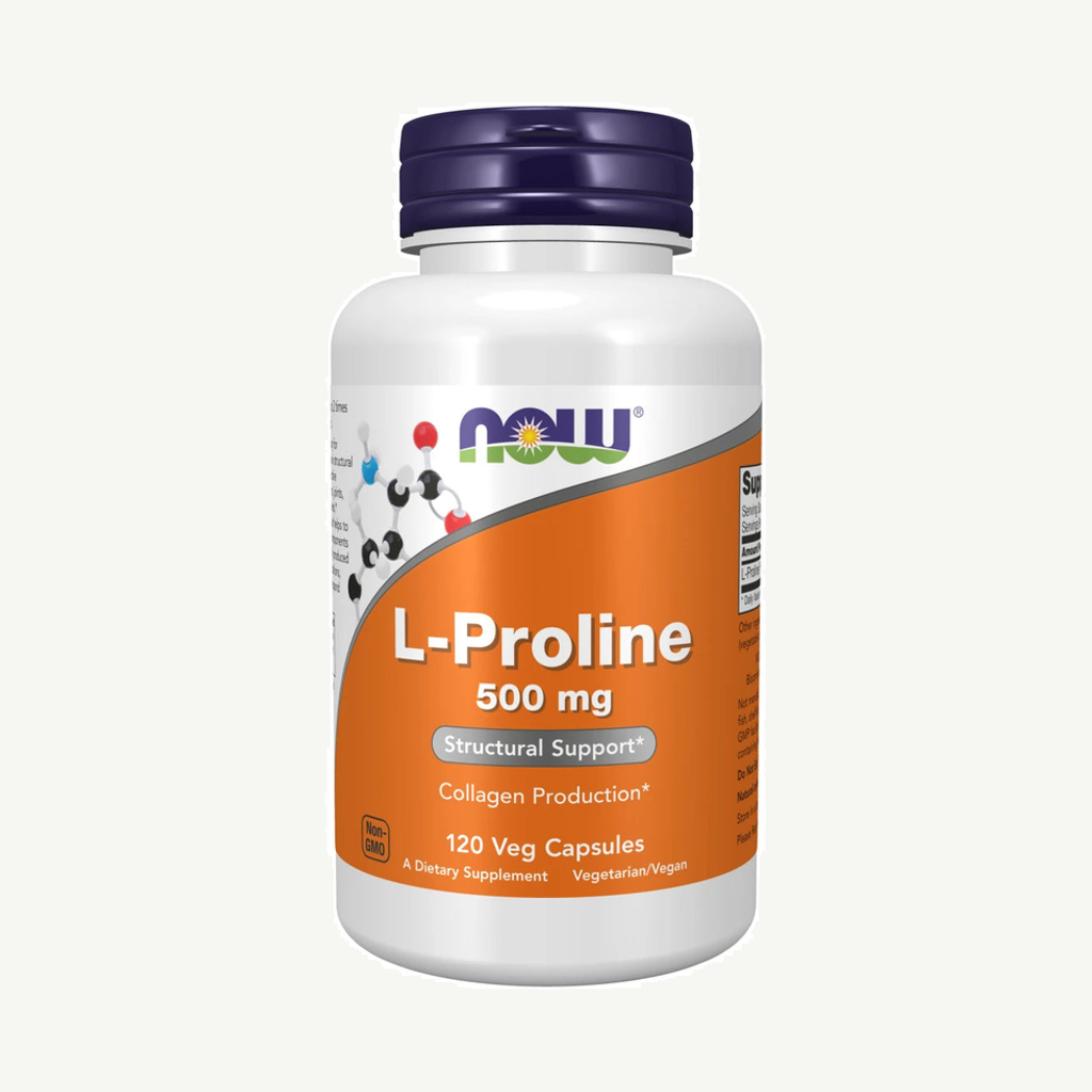 NOW L-Proline 500 mg 120 caps