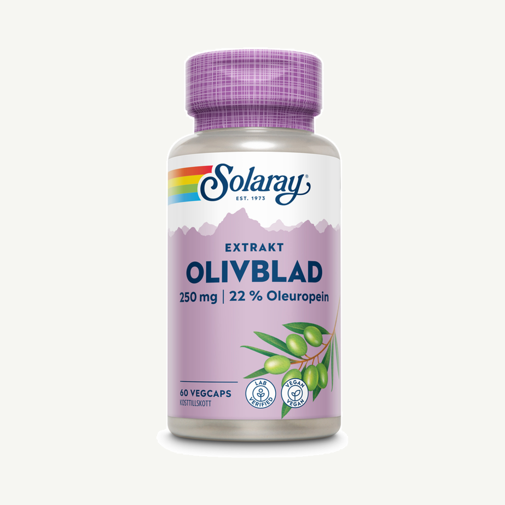 Solaray Olivblad 60 kapslar
