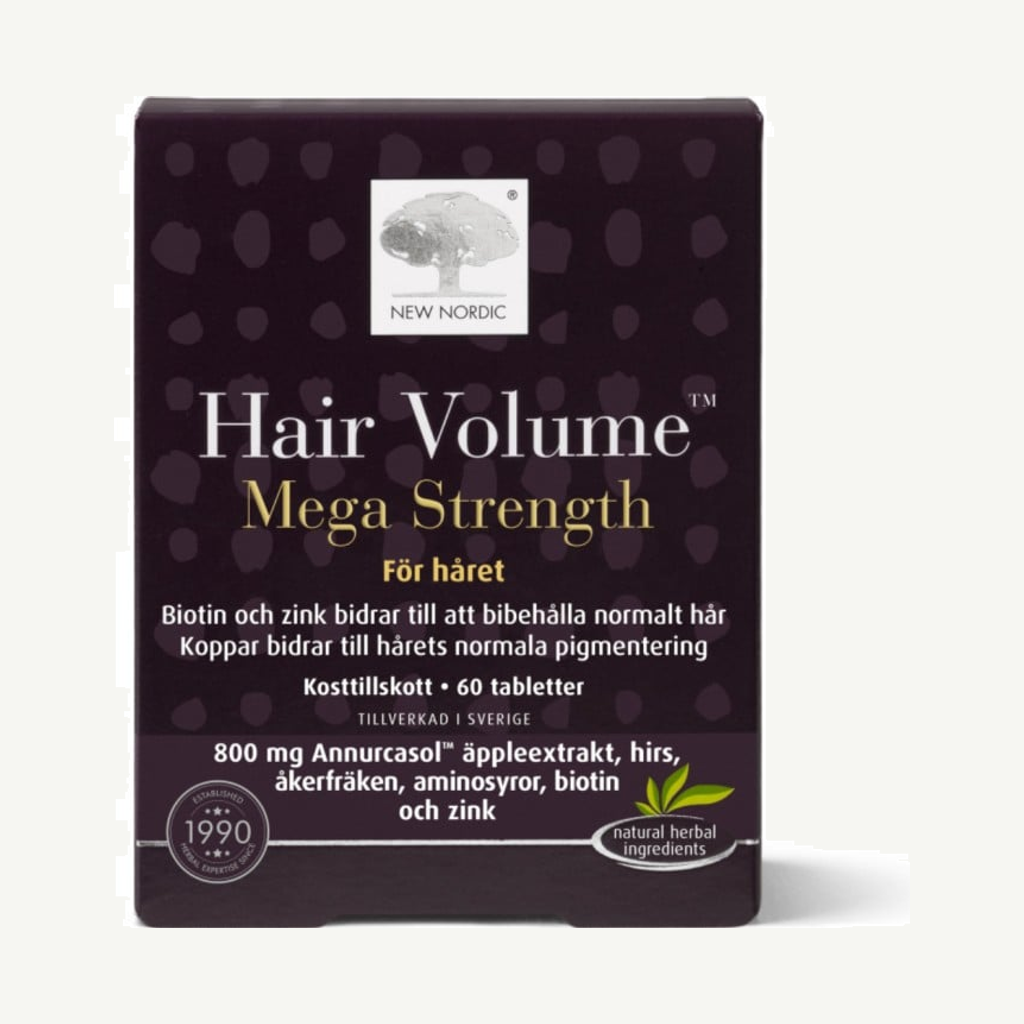 New Nordic Hair Volume Mega Strength 60 st