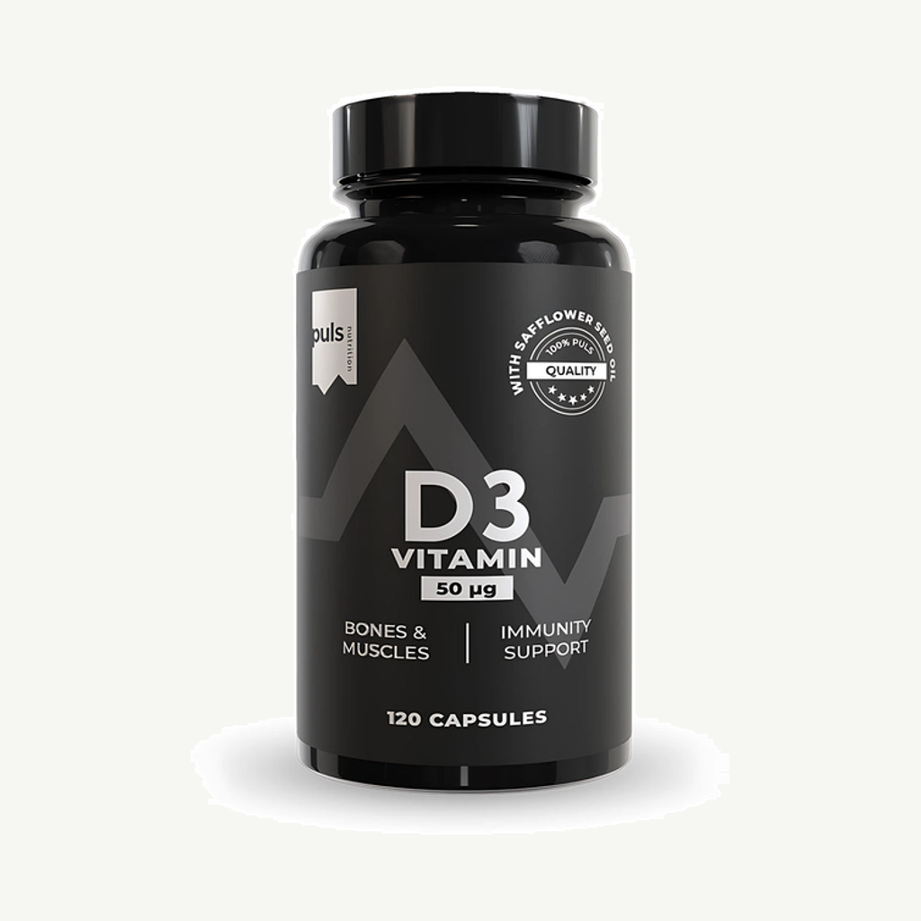 Puls Nutrition Vitamin D3 50µg 120 capsules