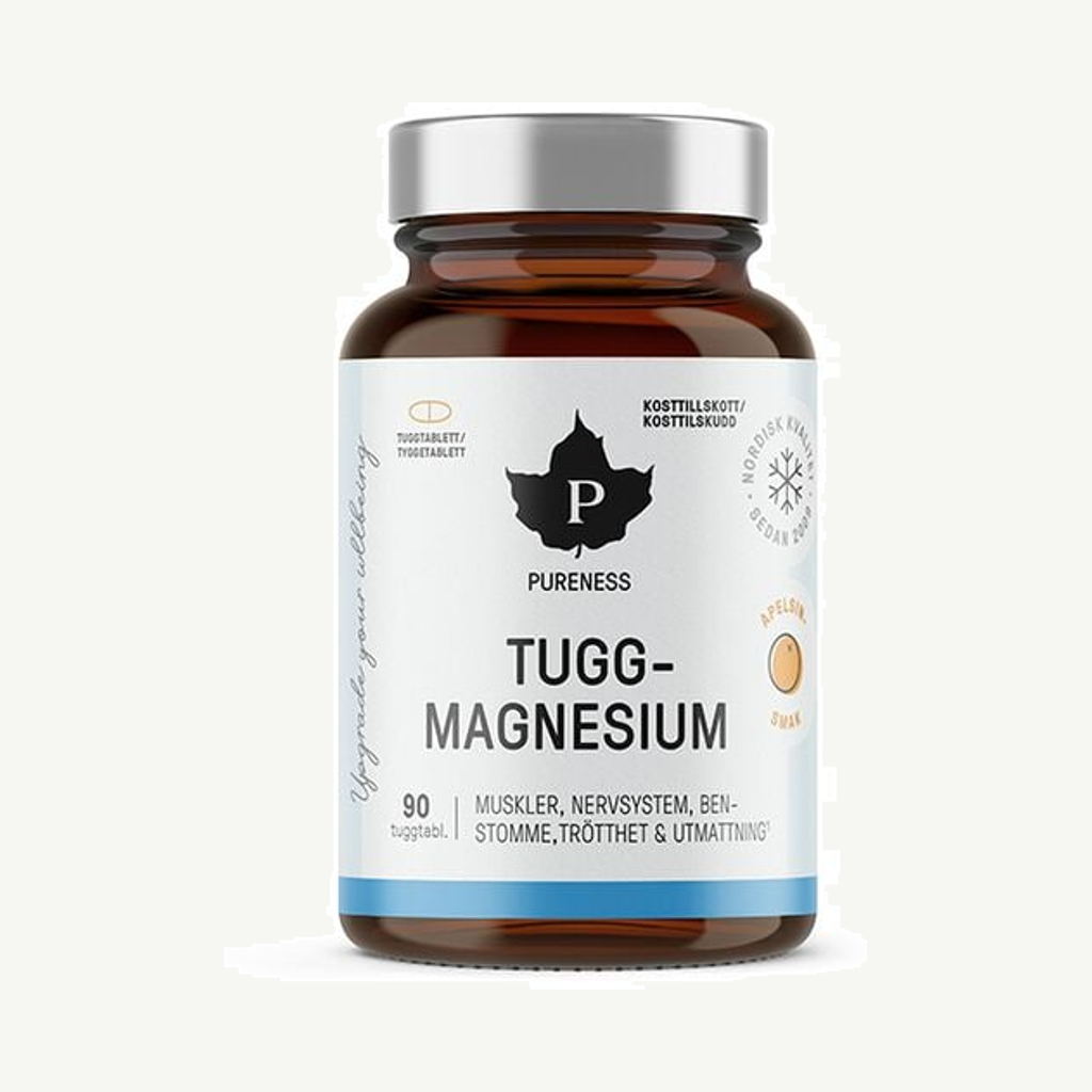 Tuggmagnesium 90 tabletter