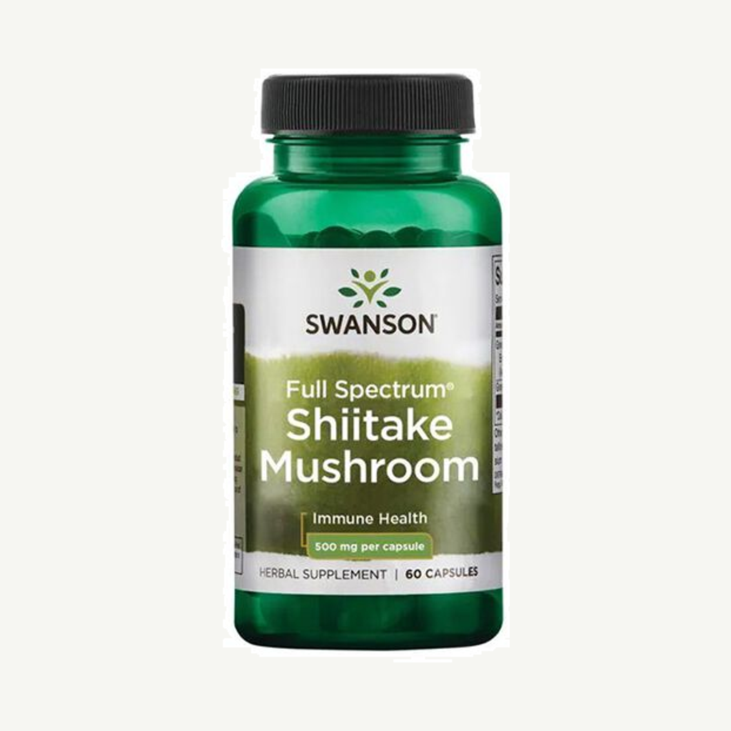 Full Spectrum Shiitake Mushroom 500 mg 60 kapslar