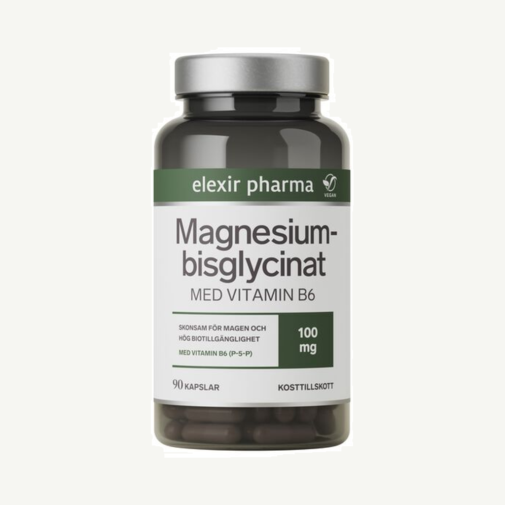 Magnesiumbisglycinat 90 kapslar
