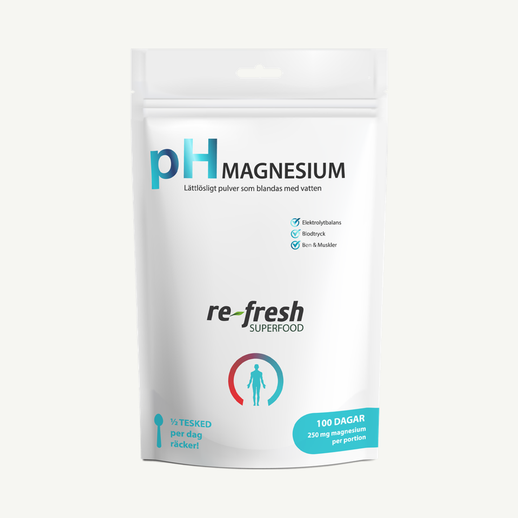 Re-fresh Superfood pH-Pulver Magnesium 100g