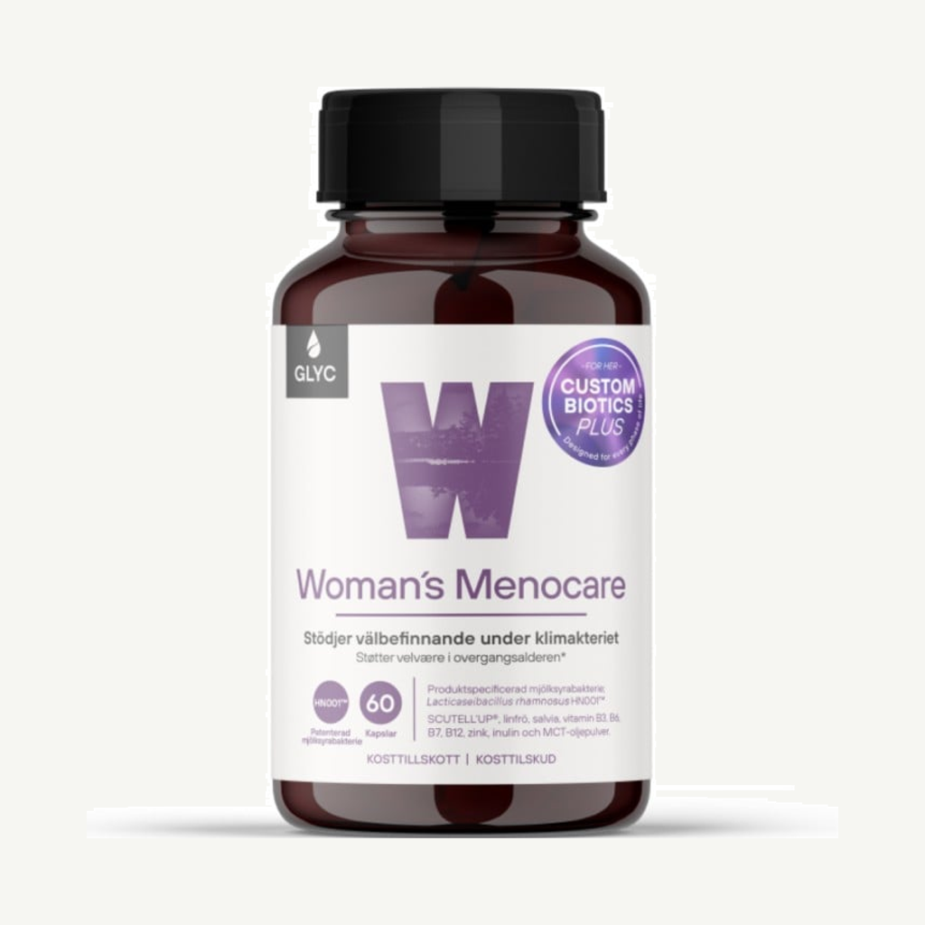 GLYC Custom Biotics Plus Women Menocare 60 kapslar