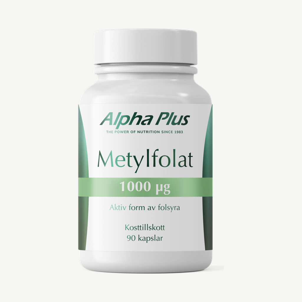 Metylfolat 1000 µg 90 kap
