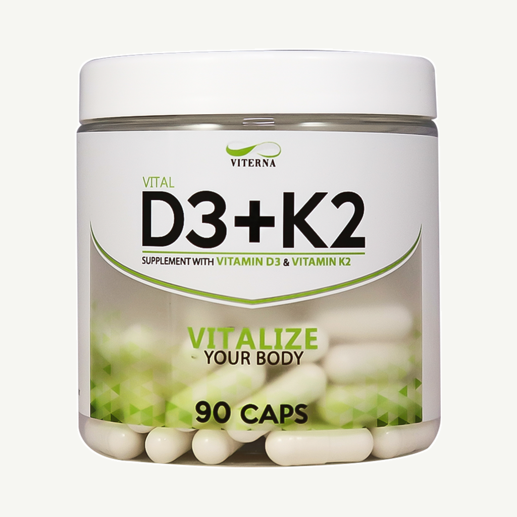 Viterna Vital D3 + K2 90 kapslar