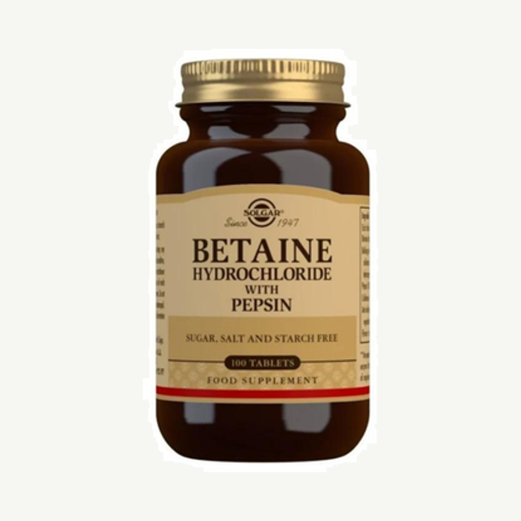Betaine Hydrocloride with Pepsin 100t