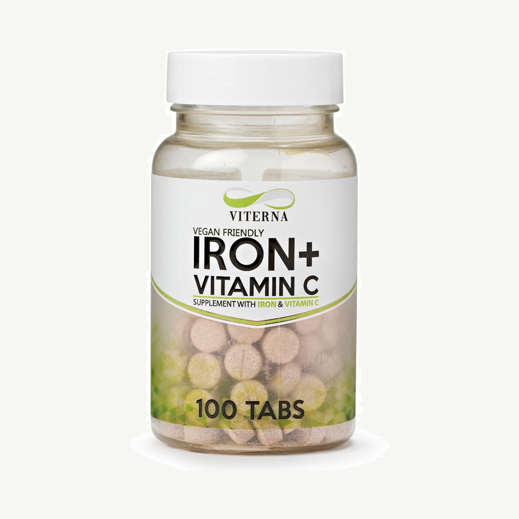 Viterna Vital Iron + Vitamin C 100 tabletter