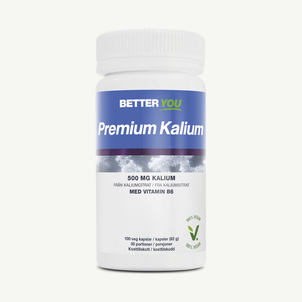 Better You Premium Kalium 500 mg 100 kapslar
