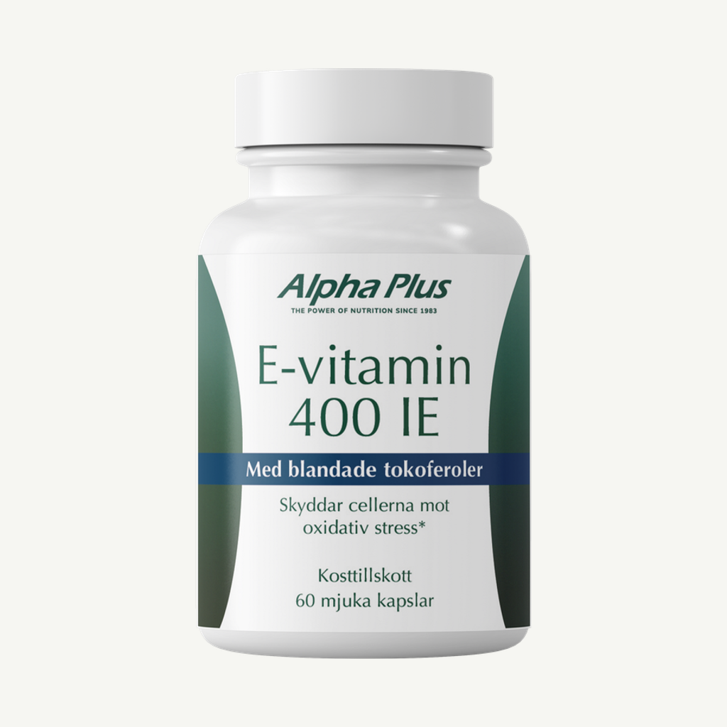 Alpha Plus E-vitamin 400 IE 60 kapslar