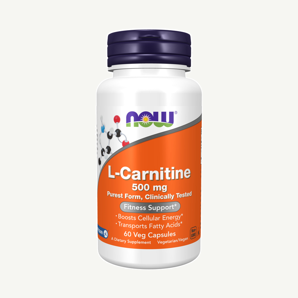NOW L-Carnitine 500mg 60 kapslar