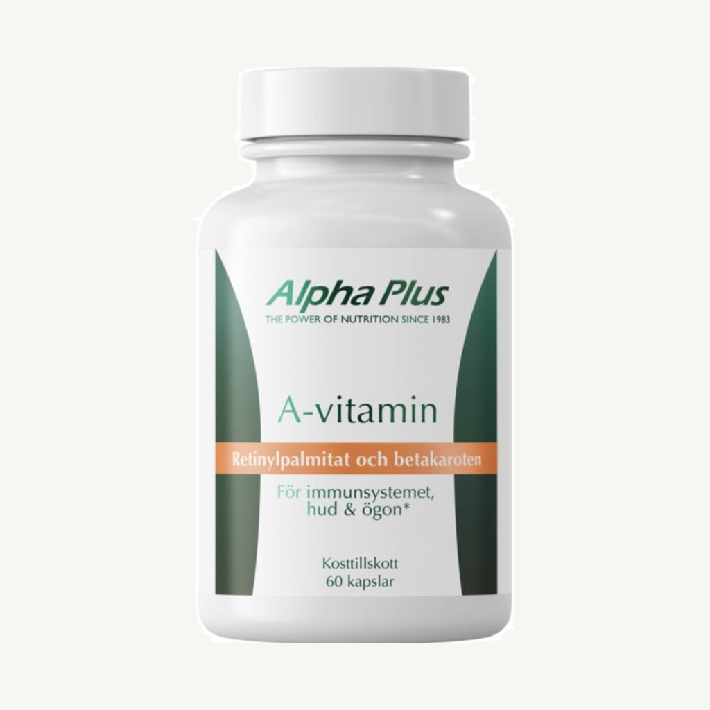 Alpha Plus A-vitamin 60 kapslar
