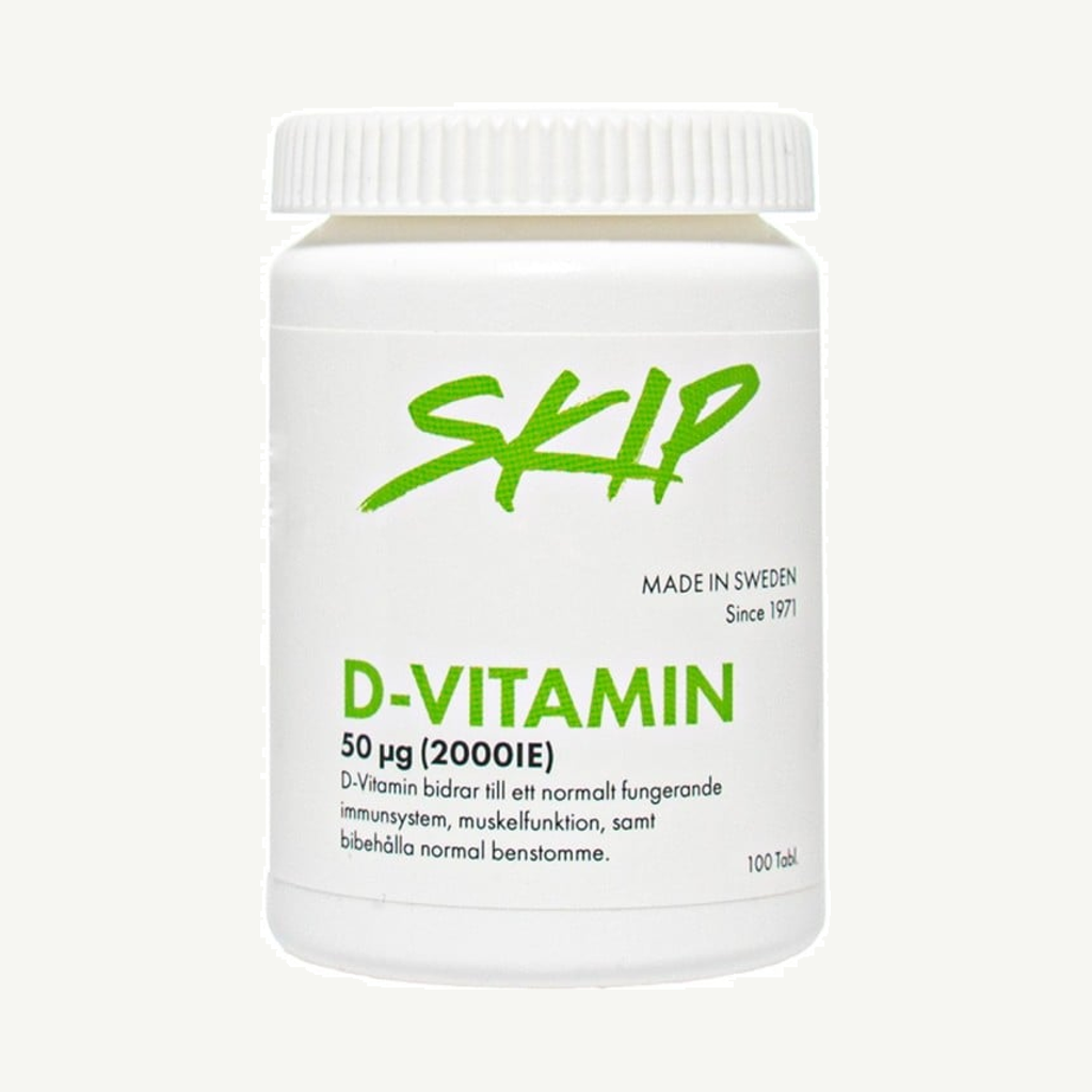 Skip D-vitamin 50 µg 100 tabletter