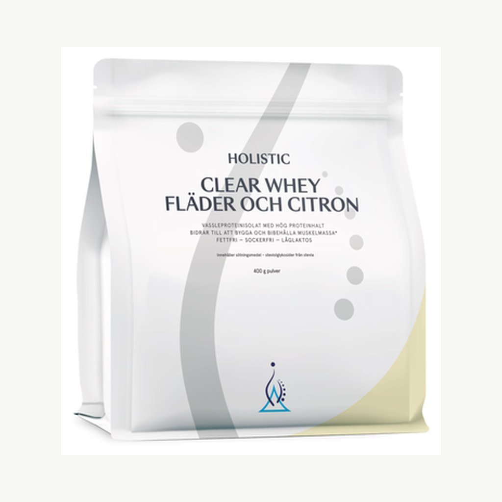 Clear Whey Vassleproteinisolat Fläder/Citron 400g