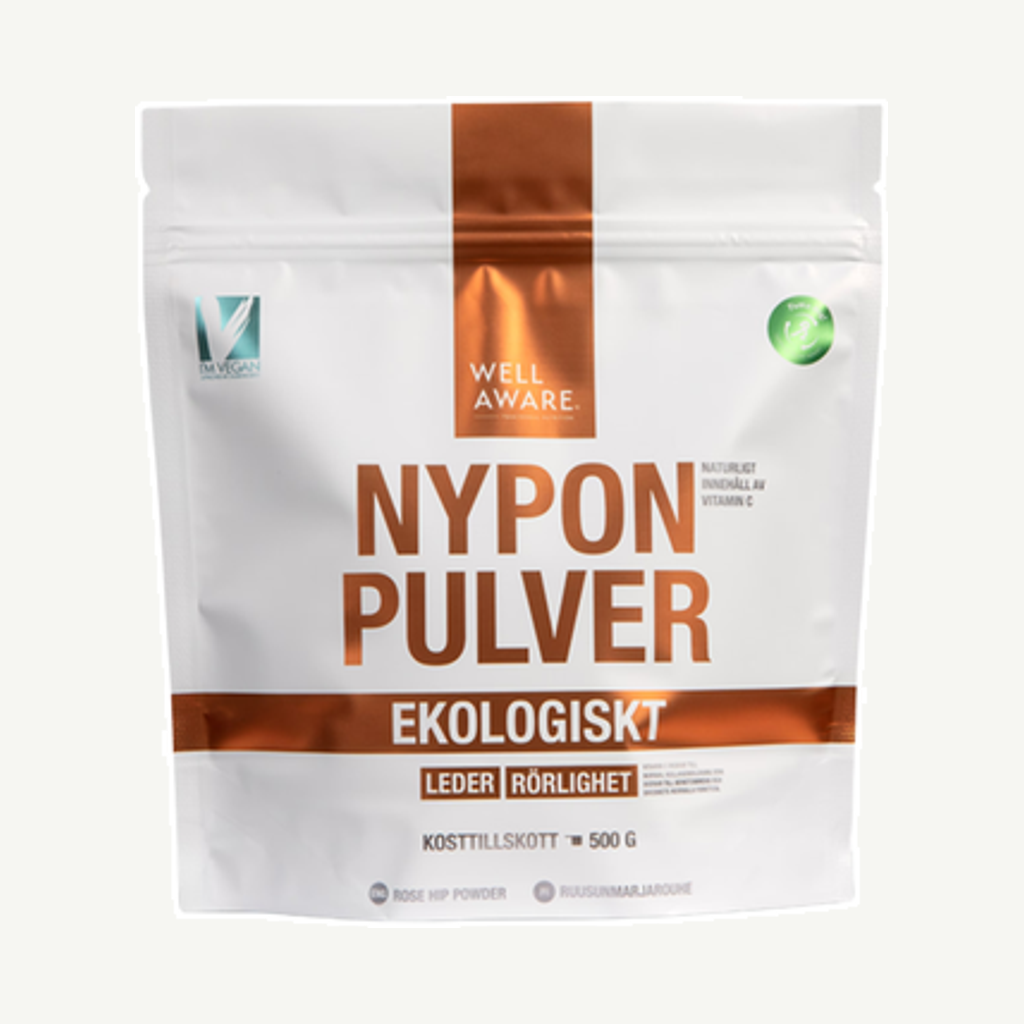 Nyponpulver Grovmalet 500g