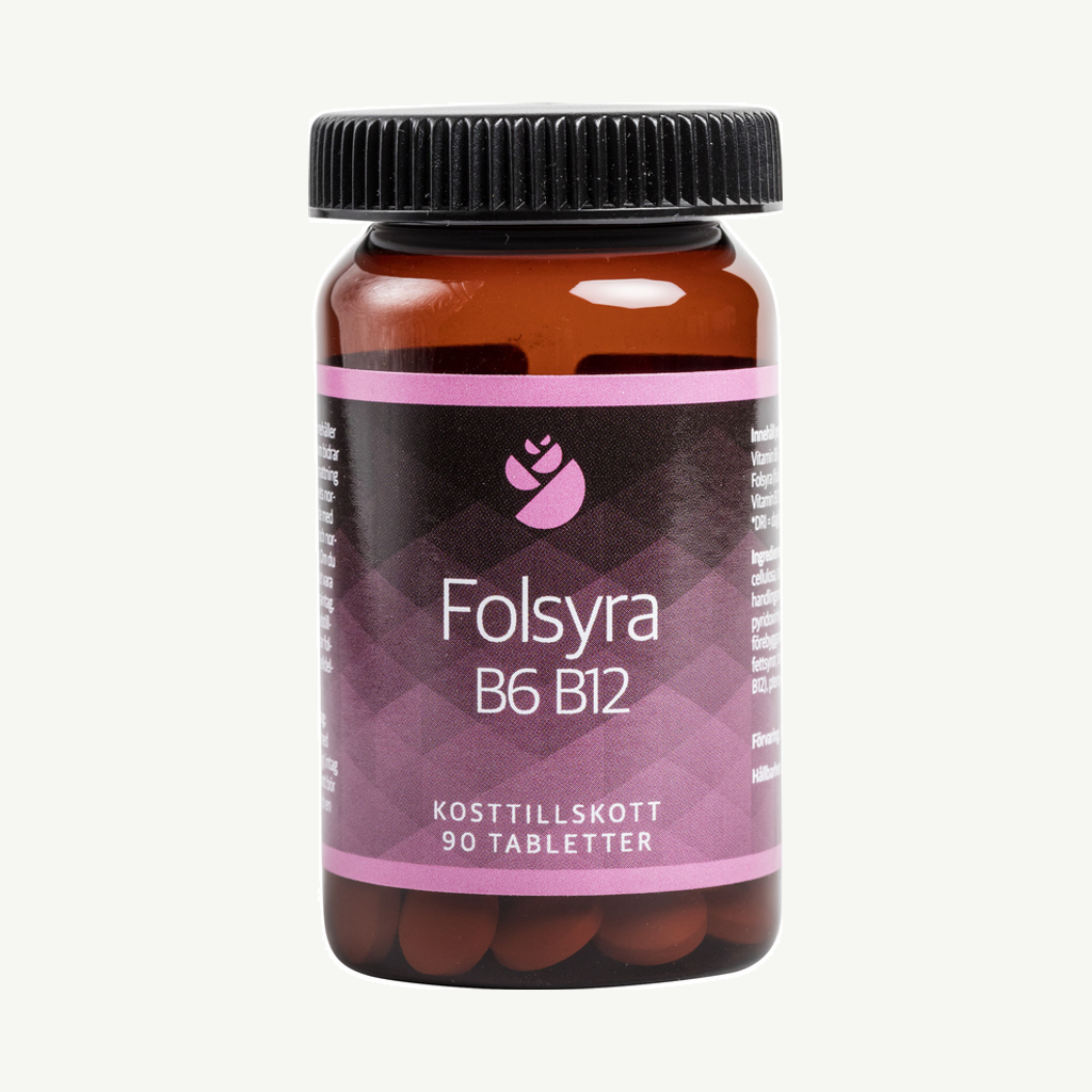 Bringwell Folsyra B6 B12 90 tabletter