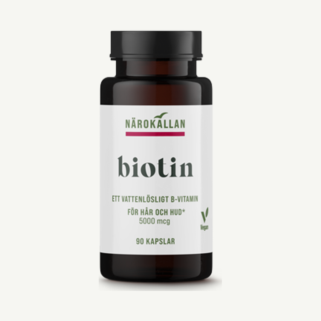 Närokällan Biotin 5000 mcg 90 kapslar