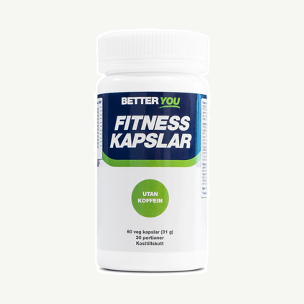 Fitnesskapslar utan Koffein 60k