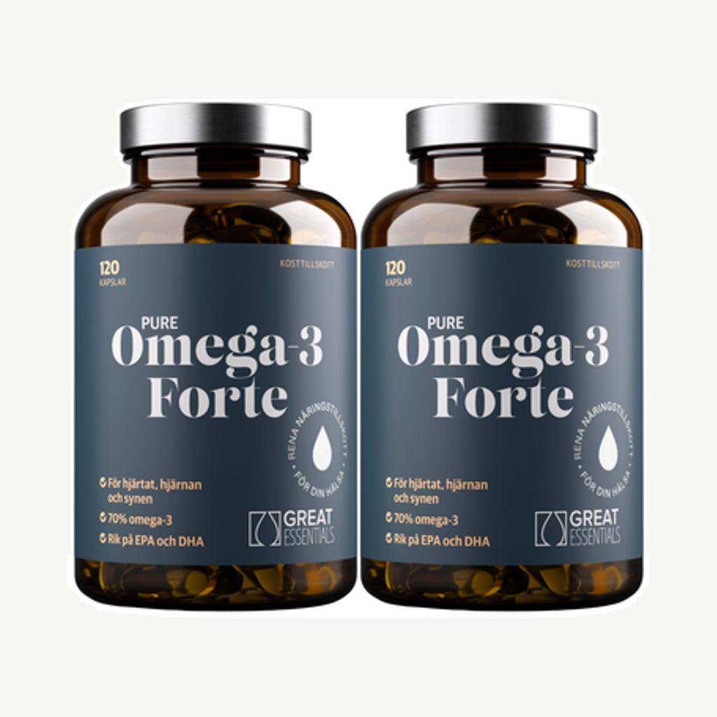 Omega-3 Vildfångad Fisk 1200mg Ekonomipack 2x120k