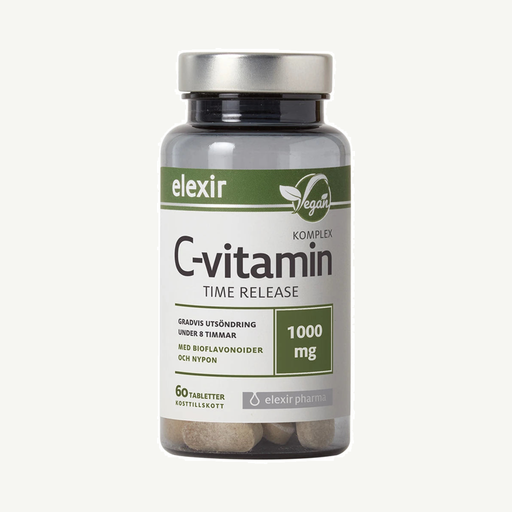 Elexir Pharma C-Vitamin Komplex Time Release 60 tabs