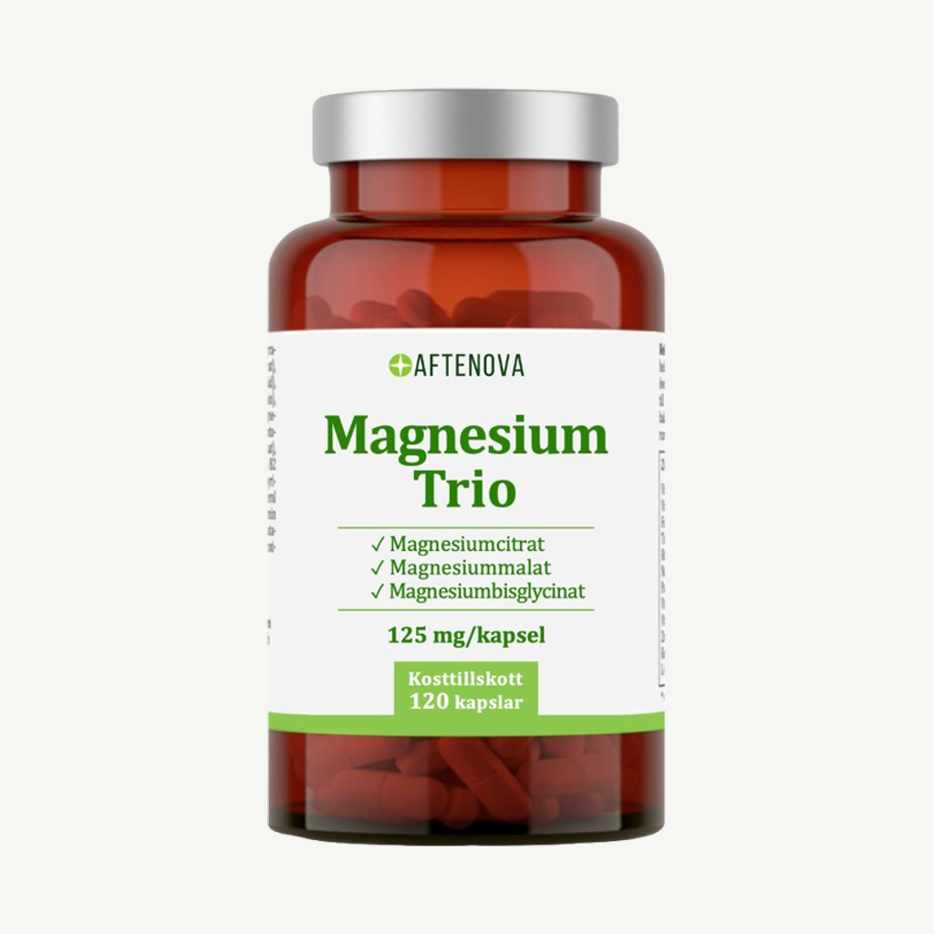 AfteNova Magnesium Trio 125 mg 120 kapslar