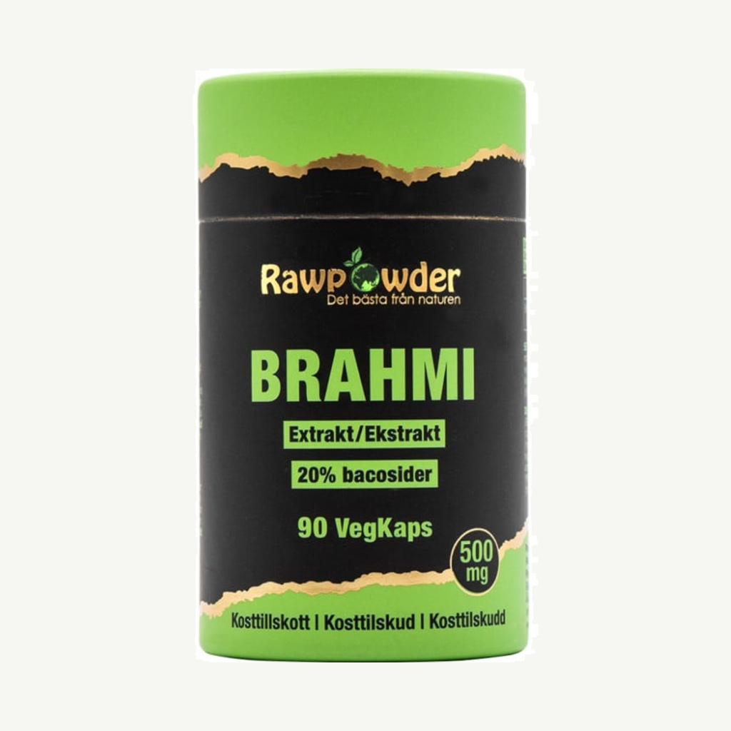 Rawpowder Brahmi Extrakt 500mg 90 kapslar