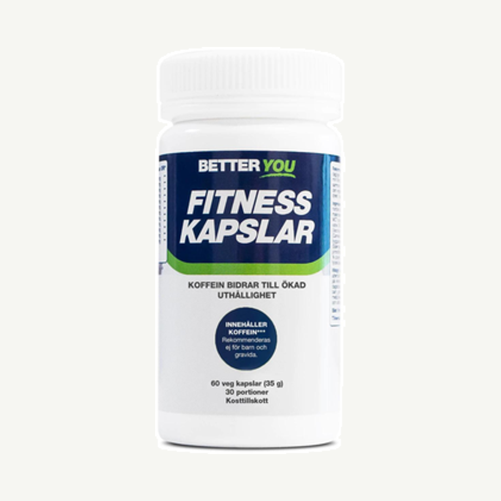 Fitnesskapslar med Koffein 60k