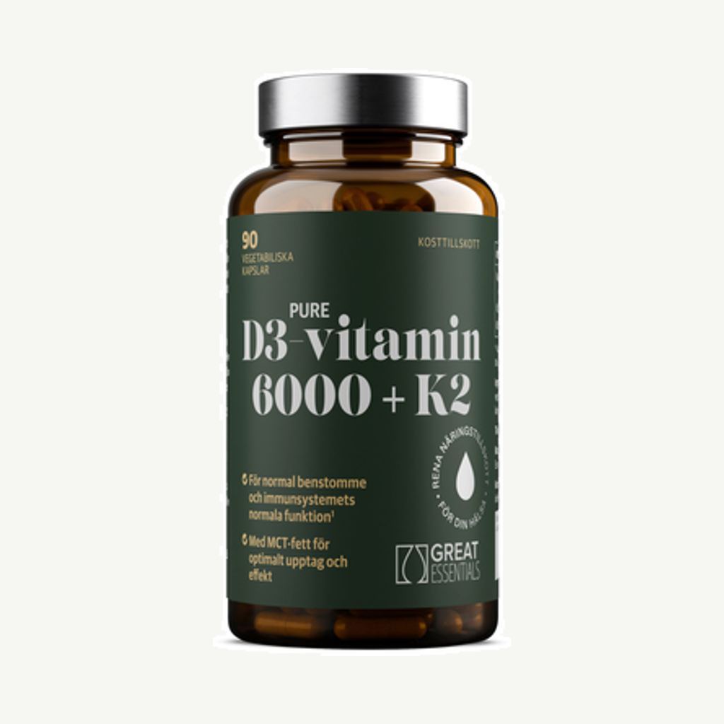 D3-vitamin 6000IE + K2 90k