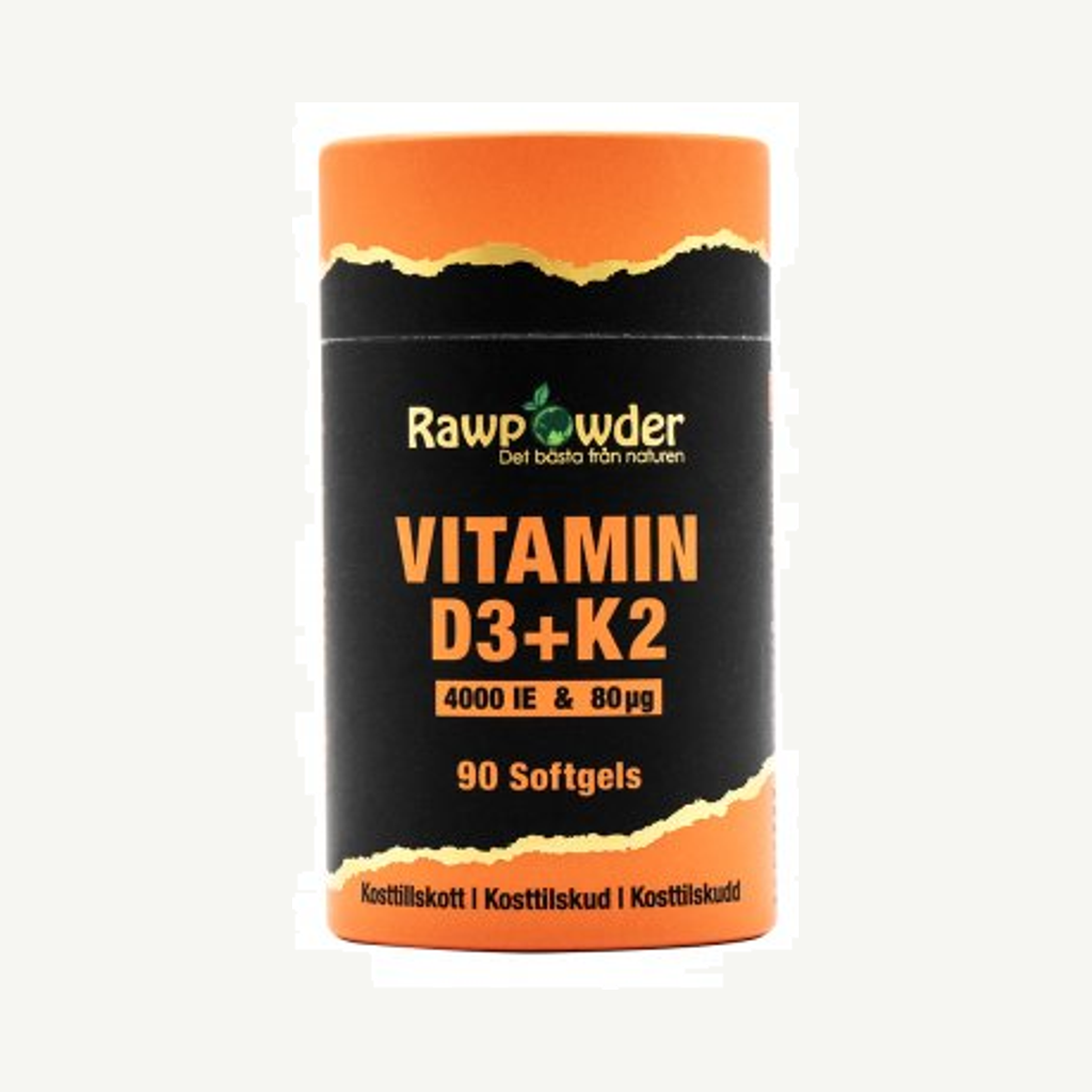 Vitamin D3 4000 IE + K2 80μg 90 Softgels