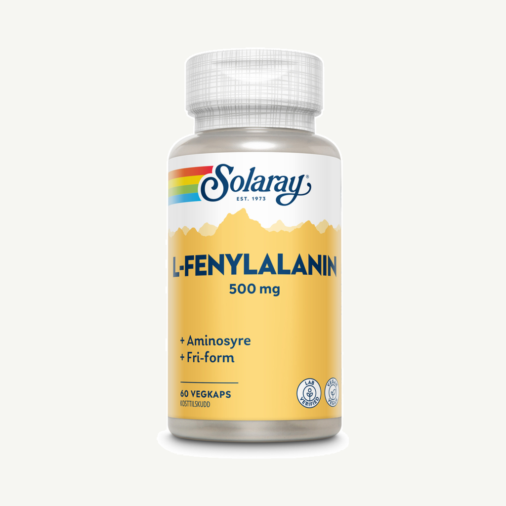 Solaray L-Fenylalanin 60 kapslar