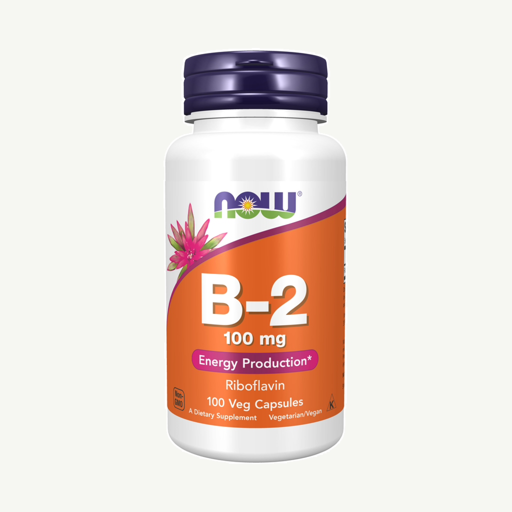 NOW B2 Vitamin 100mg 100 kapslar