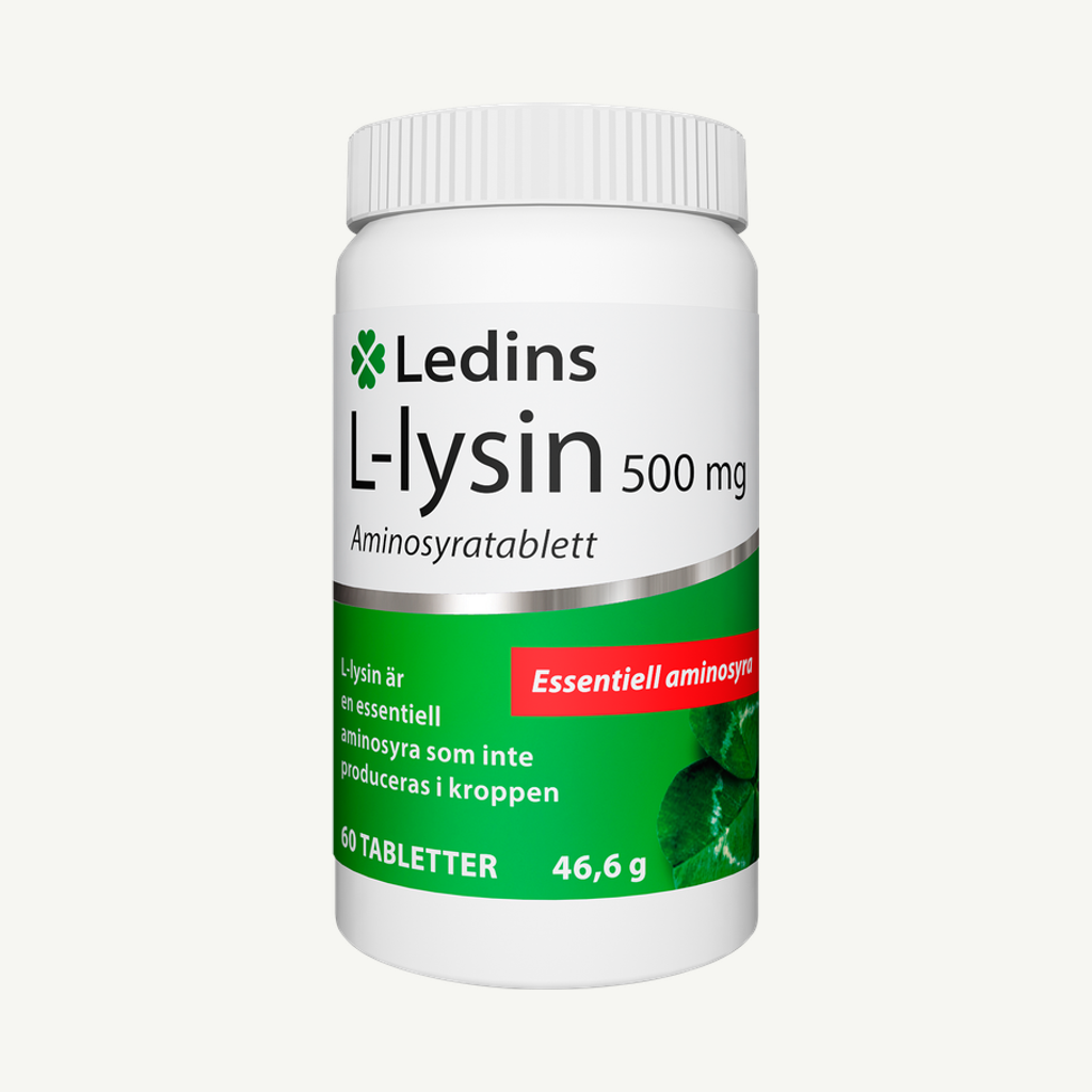 Ledins L-Lysin 500 mg 60 tabletter