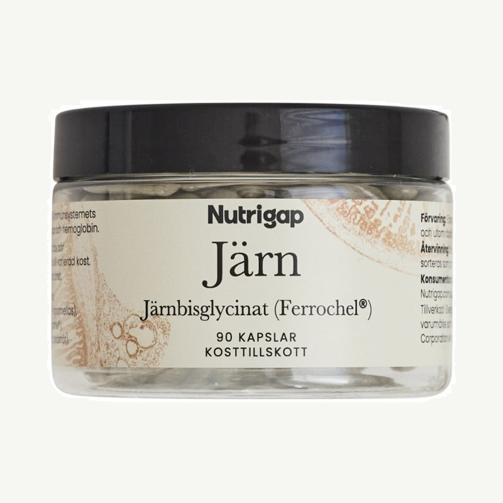 Nutrigap Järn (Ferrochel) 90 kapslar