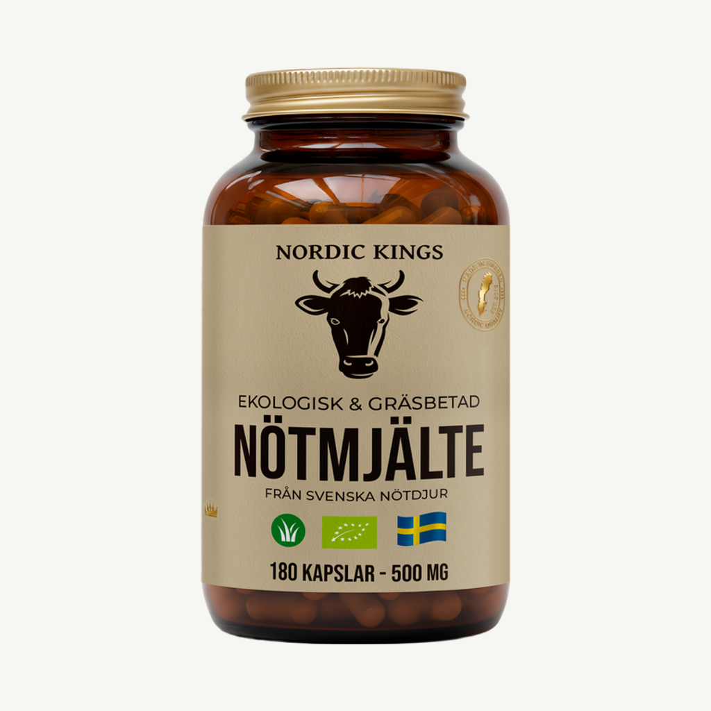 Nordic Kings Gräsbetad Nötmjälte EKO 180 kapslar
