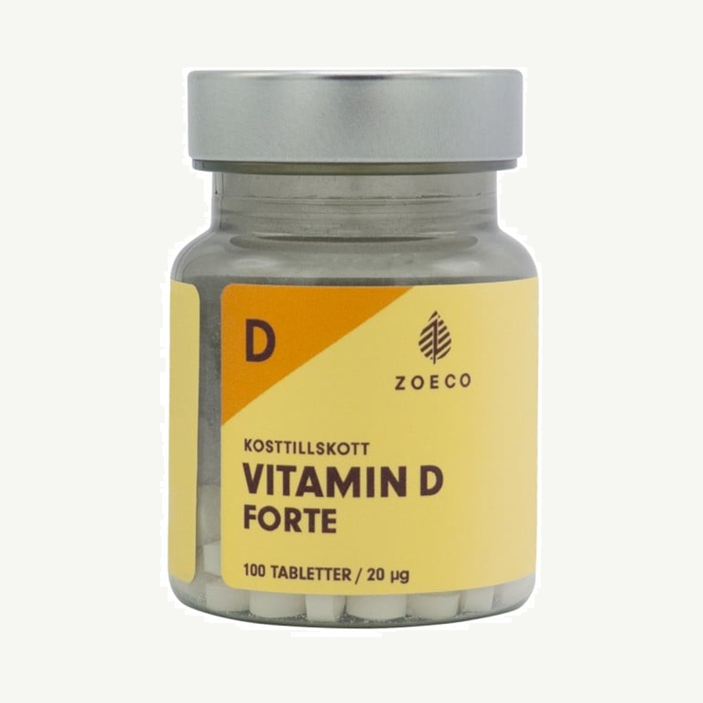 Zoeco Vitamin D Forte 20 µg 100 tabletter