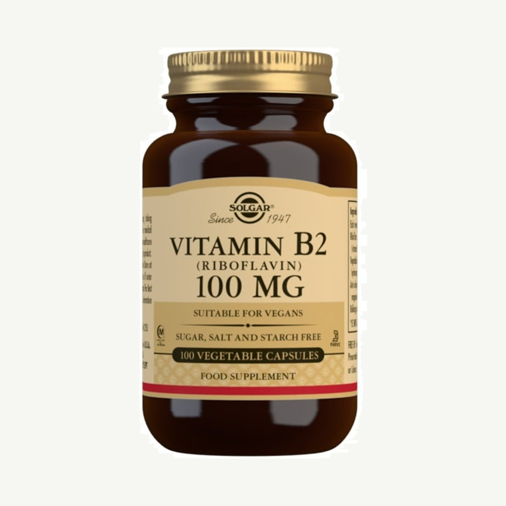 Solgar Vitamin B2 100 mg riboflavin 100 kapslar