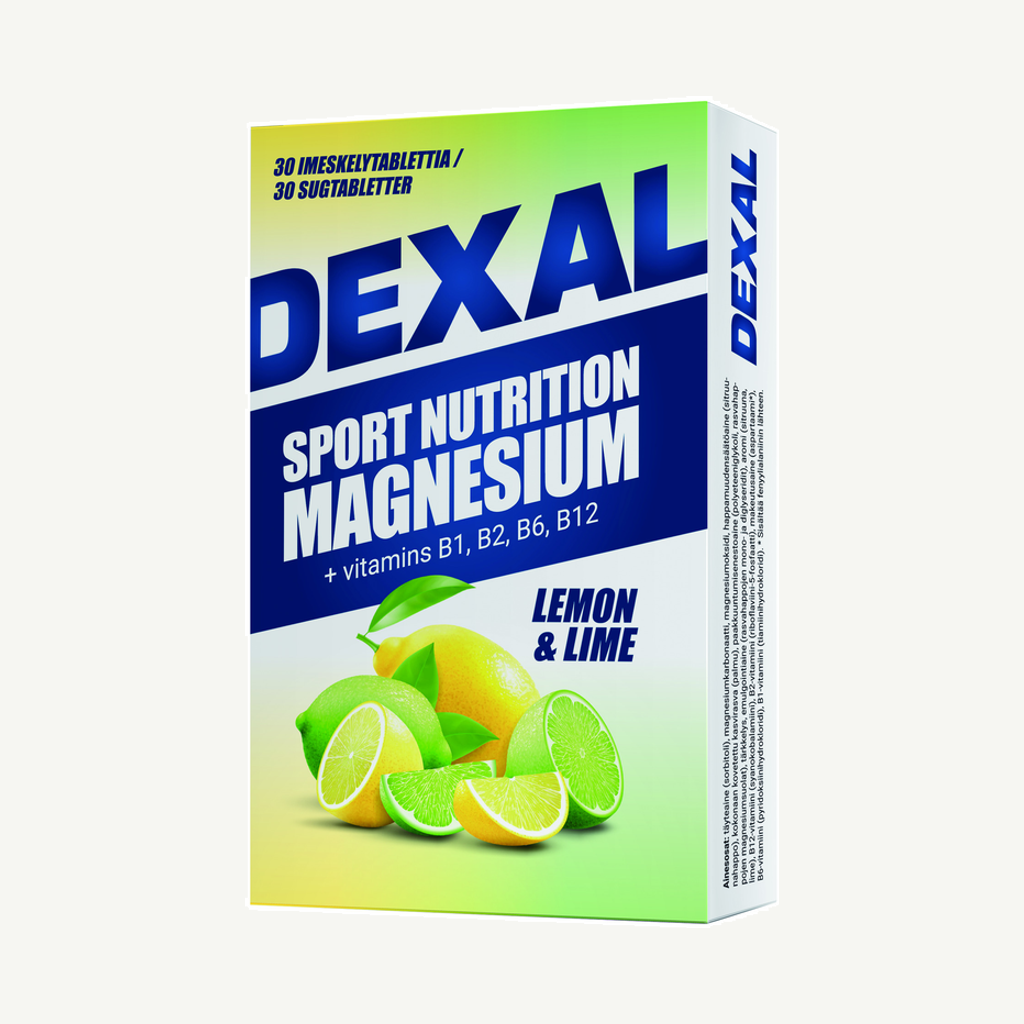 Dexal Magnesium Sugtabletter Lemon & Lime 30 st