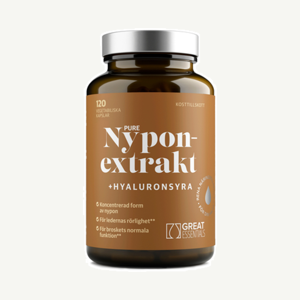 Nyponextrakt + Hyaluronsyra 120k