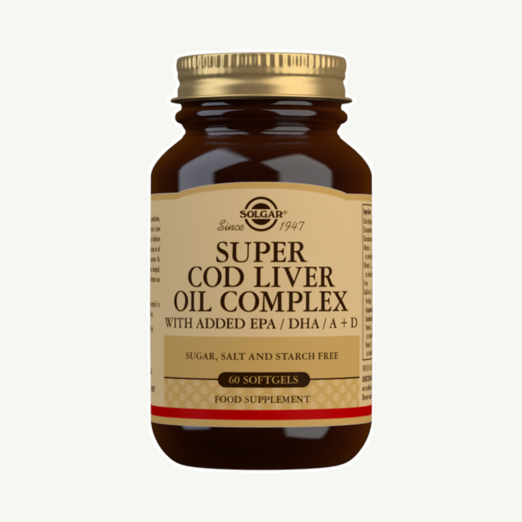 Super Cod Liver Oil Complex, 60 softgels